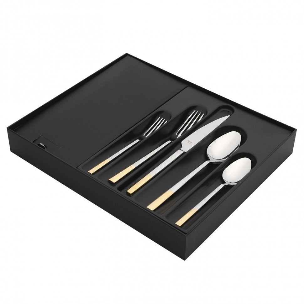 Набор столовых приборов MILANO GOLD 30 шт H55064