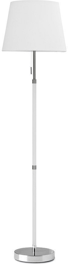 Лампа напольная venice, 162,5 см, белая/ хром (67846)