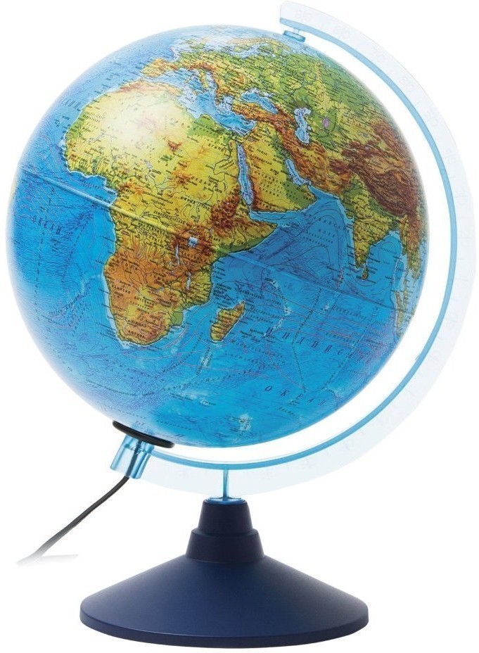 Глобус физический Globen Классик Евро d250 мм с подсветкой Ке012500189 (72916)