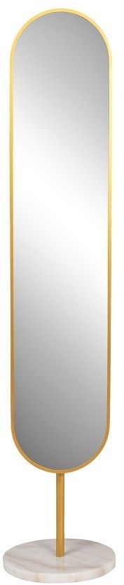 Зеркало напольное овальное рама золото d35*169см (TT-00013865)