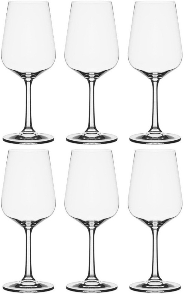 Набор бокалов для вина из 6 шт. "dora / strix" 450 мл высота=23 см Crystalite Bohemia (D-669-192)