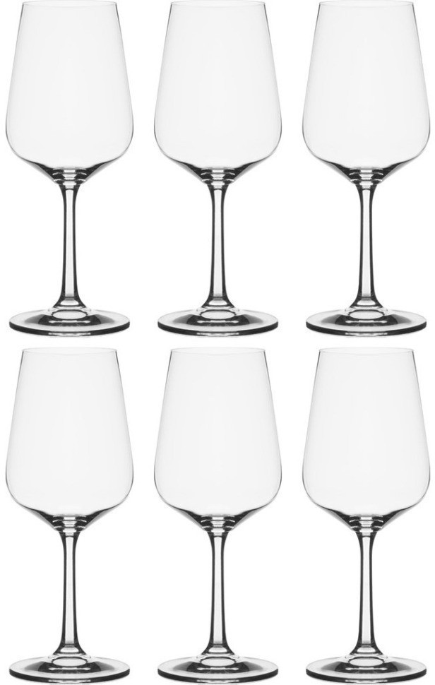 Набор бокалов для вина из 6 шт. "dora / strix" 450 мл высота=23 см Crystalite Bohemia (D-669-192)