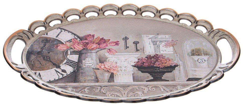 Поднос коллекция "старинный прованс" 45*32 см Lefard (106-639)