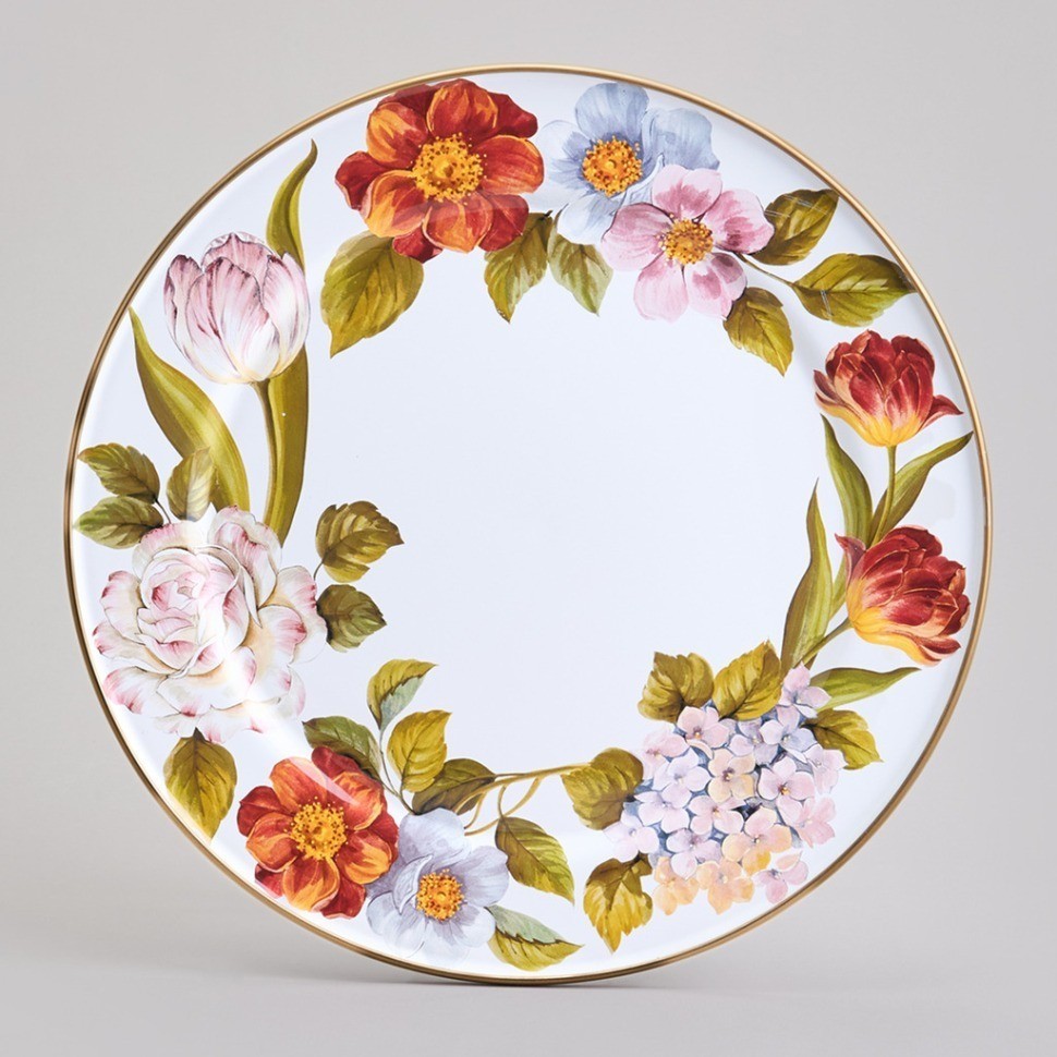 Тортовница agness серия фландрия, 30см (950-598)