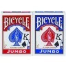 Карты "Bicycle Rider Back Jumbo Index 2-pack red/blue" (46074)