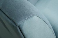 Диван Annette трехместный без мех,велюр бирюз.Colt1004/зол 250*100*95 (TT-00012928)