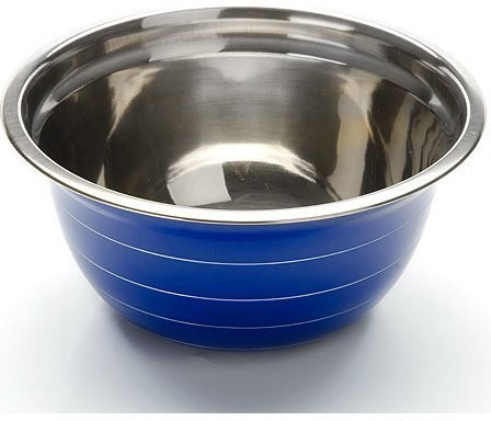 Миска СИНЯЯ 20см из нерж МВ (30215-2)