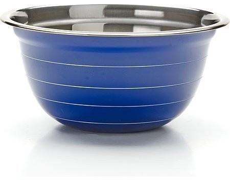 Миска СИНЯЯ 20см из нерж МВ (30215-2)