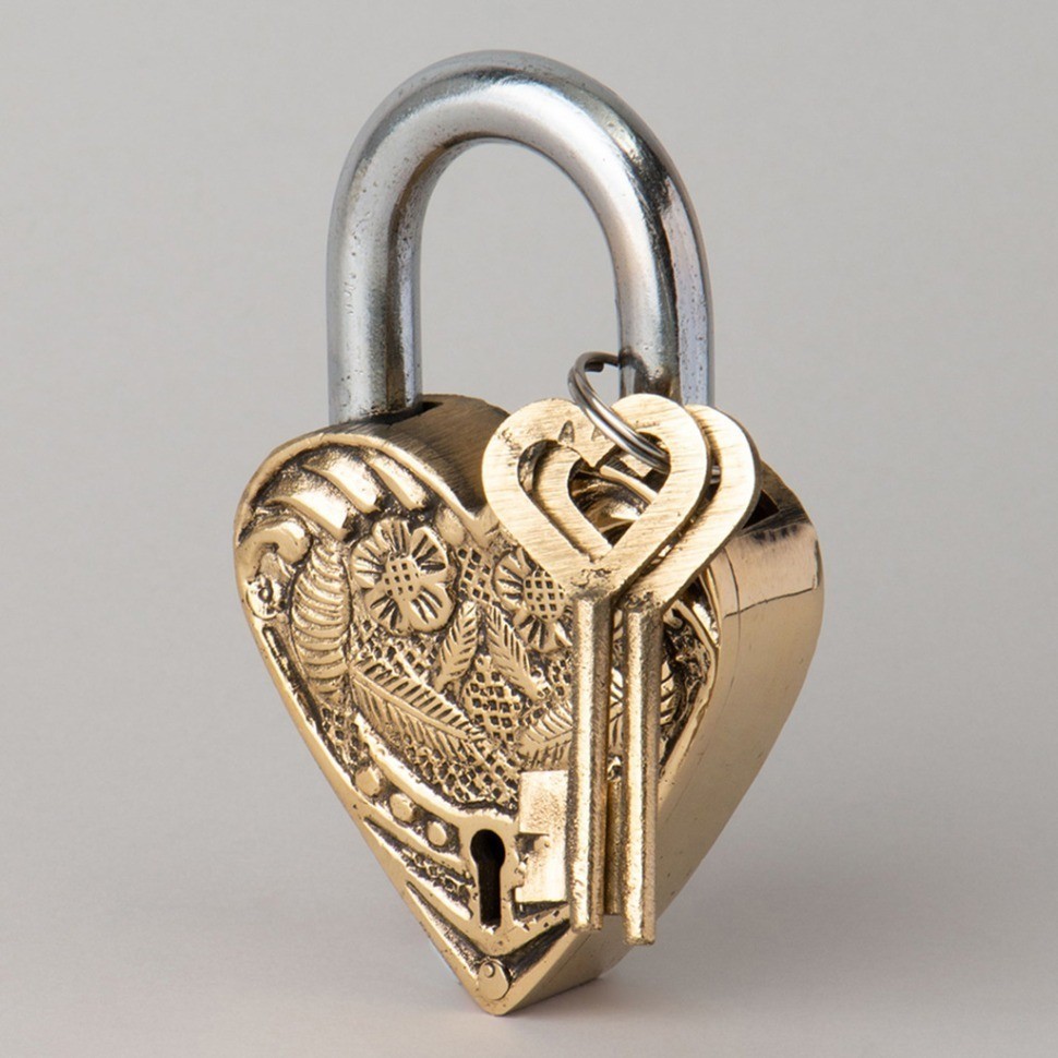 Замок декоративный с ключами 10*7см Lefard (733-184)