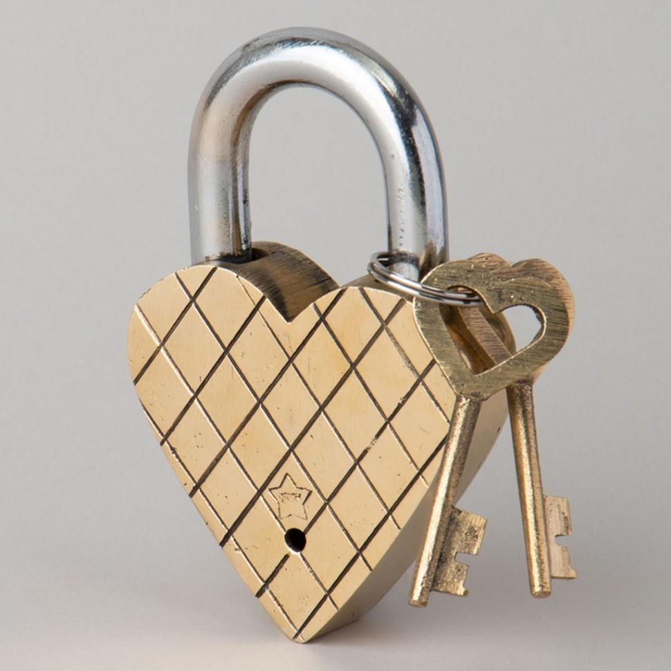 Замок декоративный с ключами 10*7см Lefard (733-184)