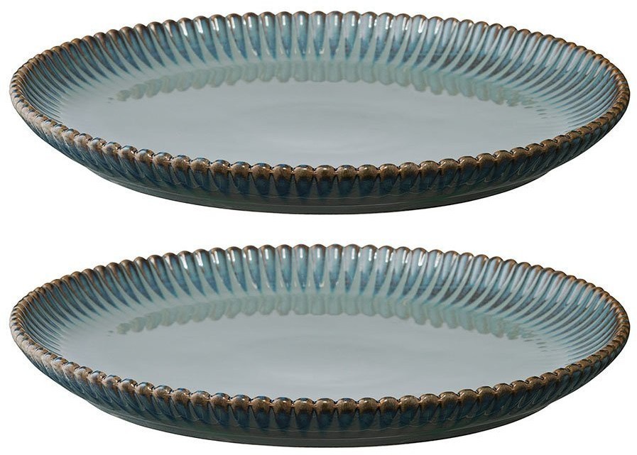 Набор из двух тарелок темно-серого цвета из коллекции kitchen spirit, 21 см (73617)