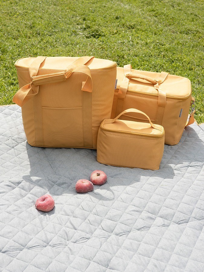 Термосумка для ланч-бокса/косметики/лекарств smart picnic, s, горчичная (79195)