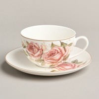 Чайный набор lefard &quot;корейская роза&quot; на 6 пер. 12 пр. 300 мл (590-680)