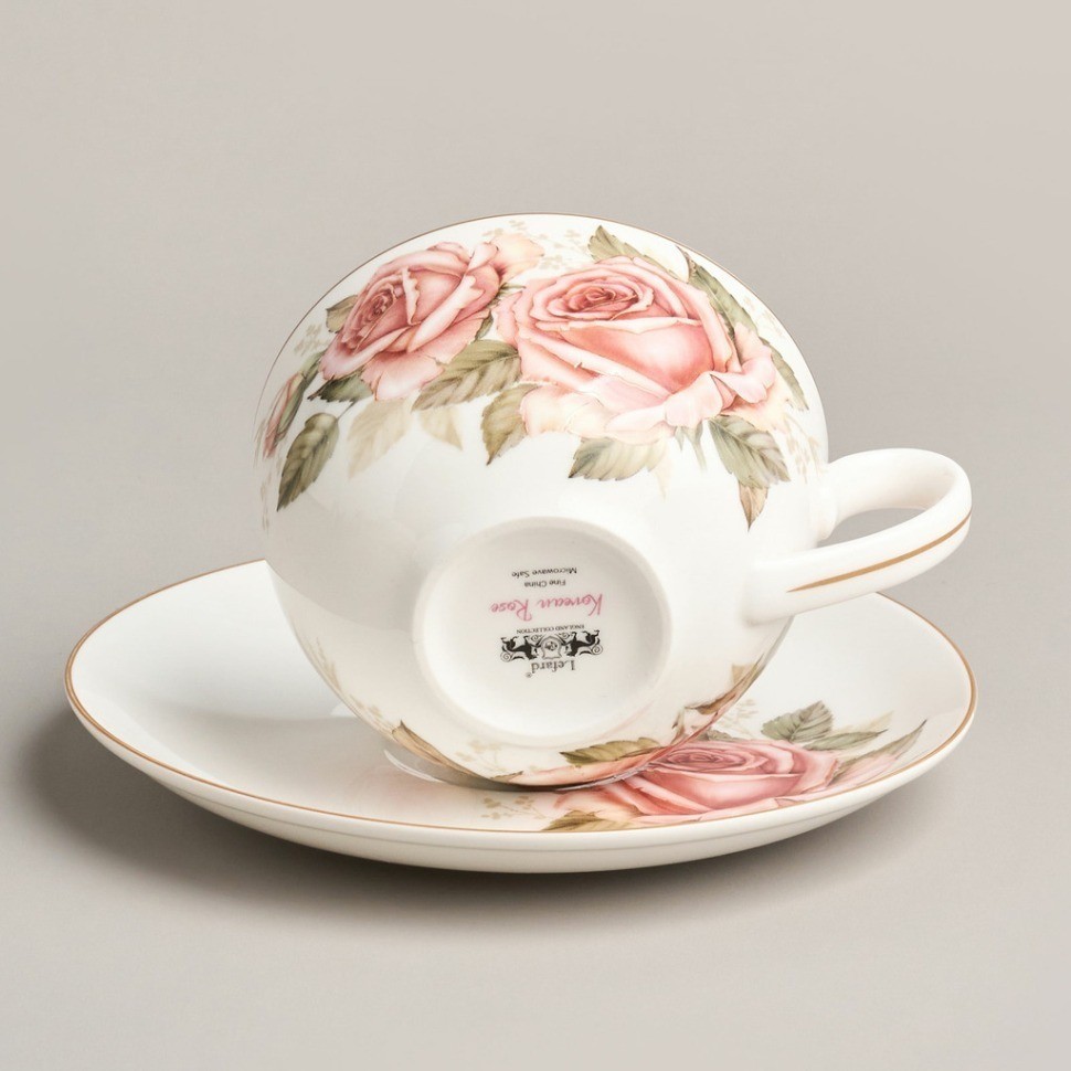 Чайный набор lefard "корейская роза" на 6 пер. 12 пр. 300 мл (590-680)