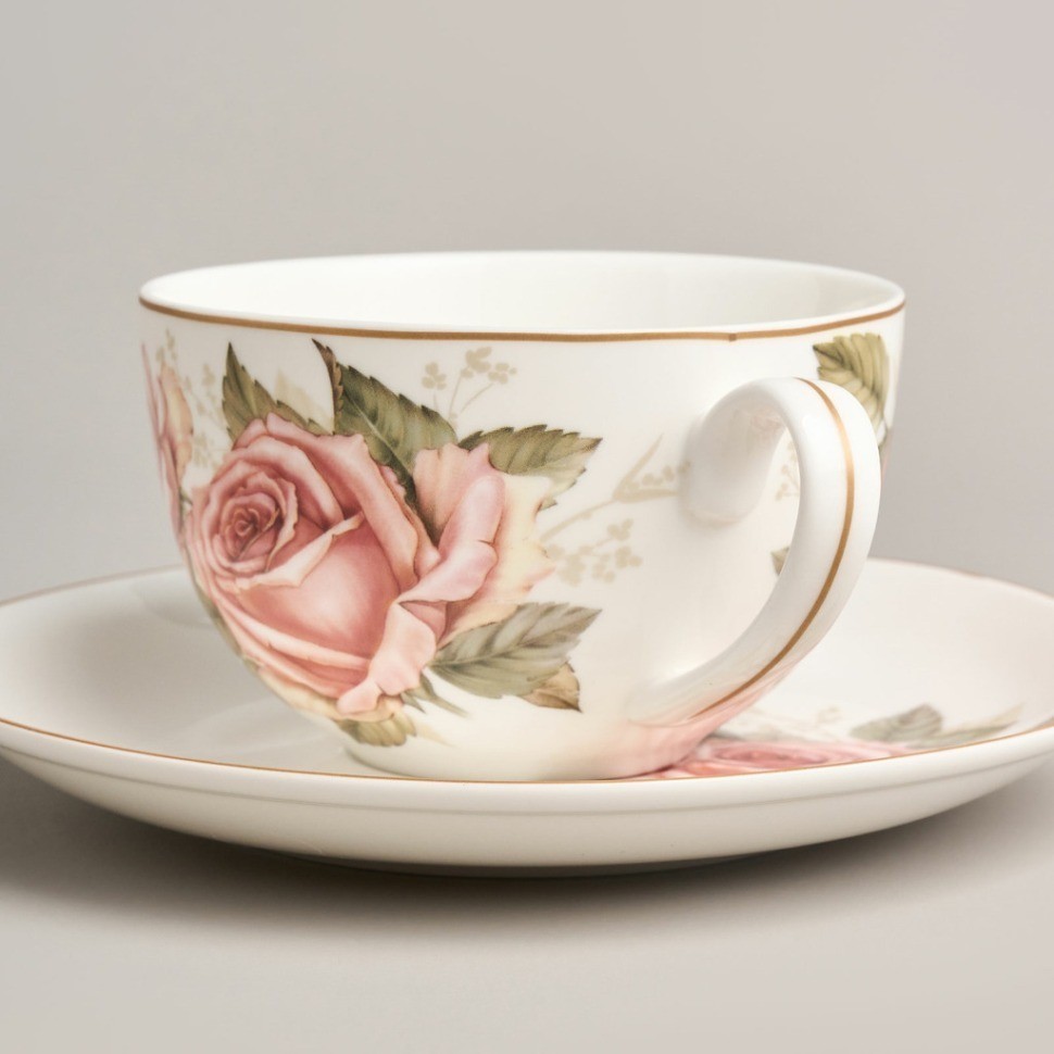 Чайный набор lefard "корейская роза" на 6 пер. 12 пр. 300 мл (590-680)