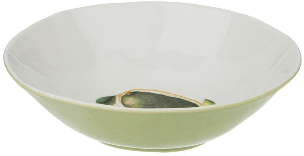 Тарелка суповая bronco "avocado" 500 мл 18*5 см зелёная (189-434)