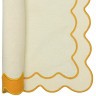 Салфетка под приборы с контрастным кантом горчичного цвета из коллекции trendy ruffles, 35х45 см (78892)