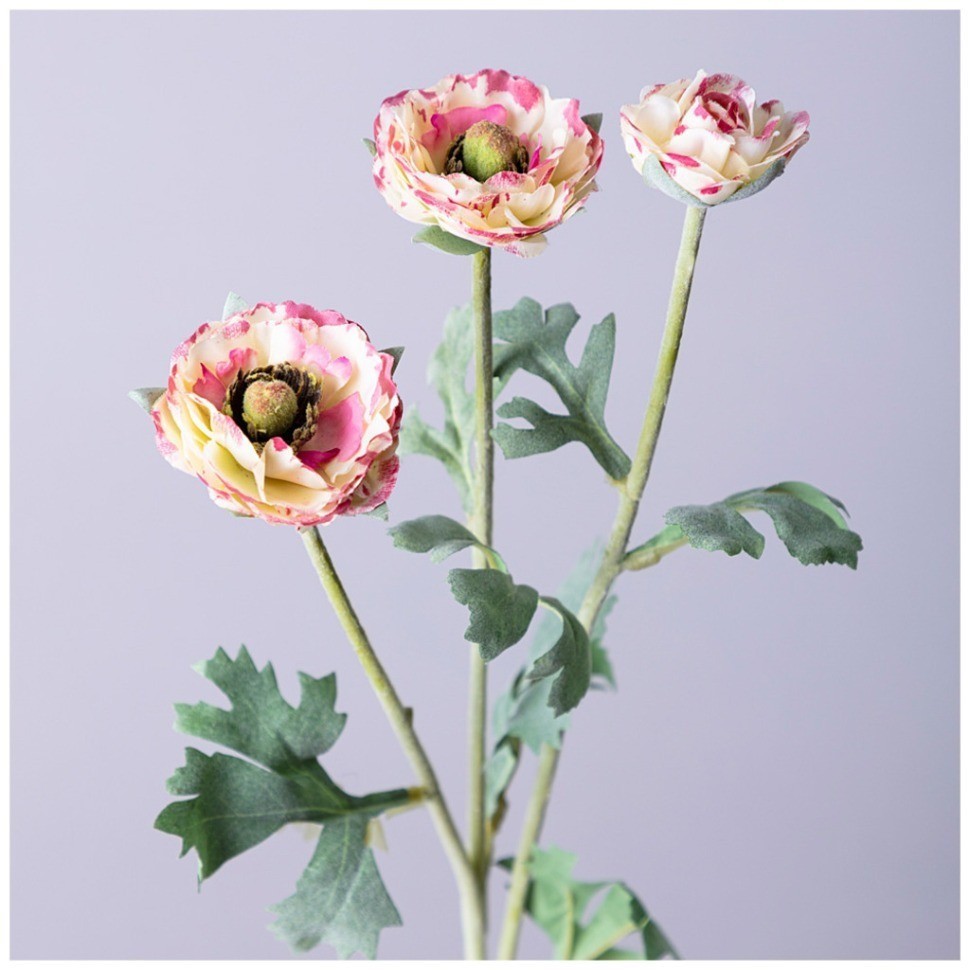 Цветок искусственный "ранункулюс" высота=48см. Lefard (287-513)