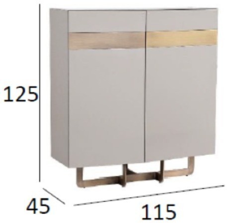 Комод высокий(барный)Space 115*45*125см (TT-00002083)