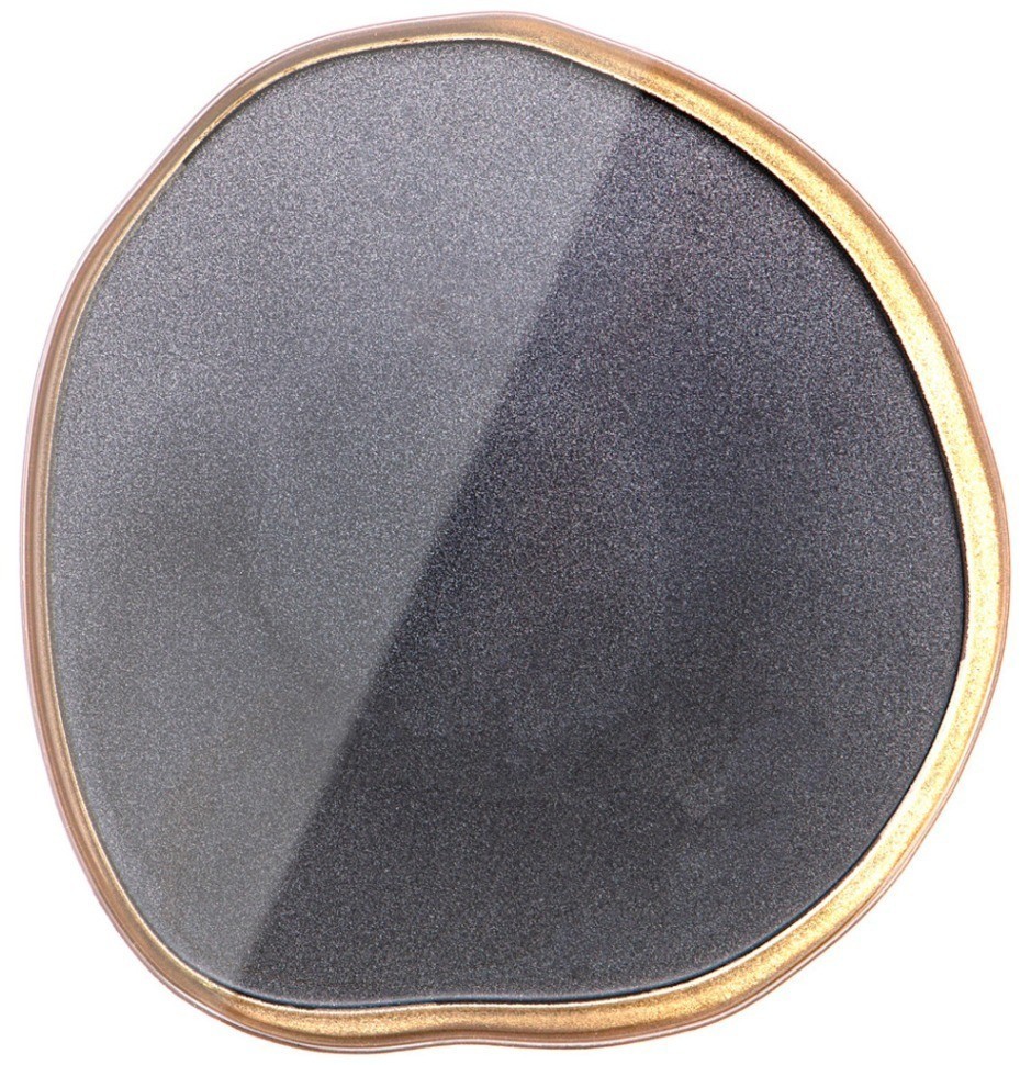 Тарелка сервировочная "bohemia" black  21см АКСАМ (339-442)