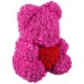 Декоративное изделие"медвежонок из роз с сердцем" 40 см Huajing Plastic (192-511)