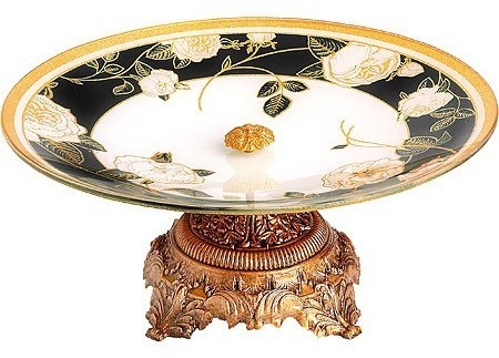 Фруктовница 30 см, стекло (252-3)