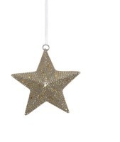 Новогодняя игрушка BL-035B, железо, grey/gold, ROOMERS FURNITURE