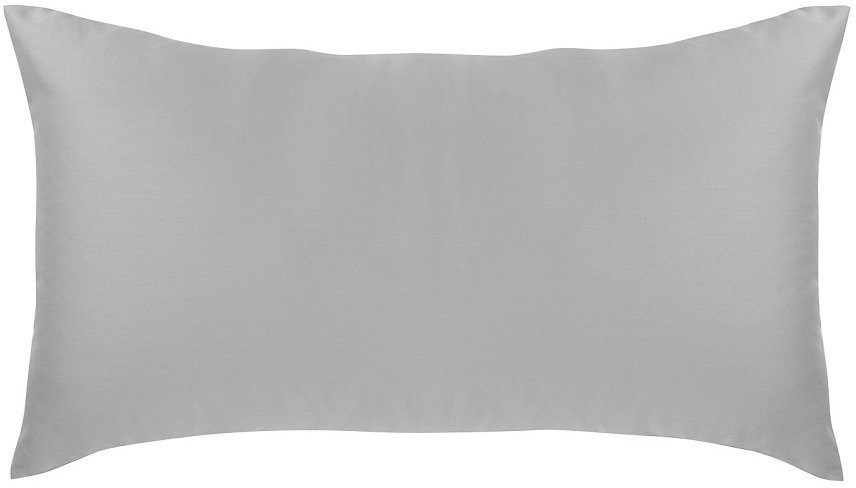 Наволочка из сатина светло-серого цвета из коллекции essential, 40х60 см (71565)