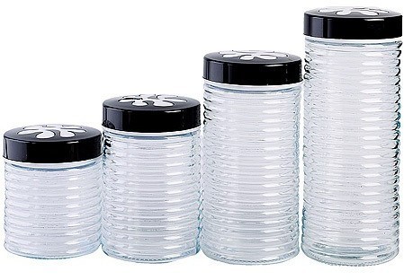 Набор банок для сыпучик продуктов из 4 шт MAYER BOCH (31027)