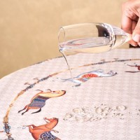 Скатерть круглая &quot;passage&quot;150 см  ,капучино, 100% хлопок ,твил Lefard (850-760-24)