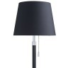 Лампа настольная venice, 22х44 см, черная, хром (67929)