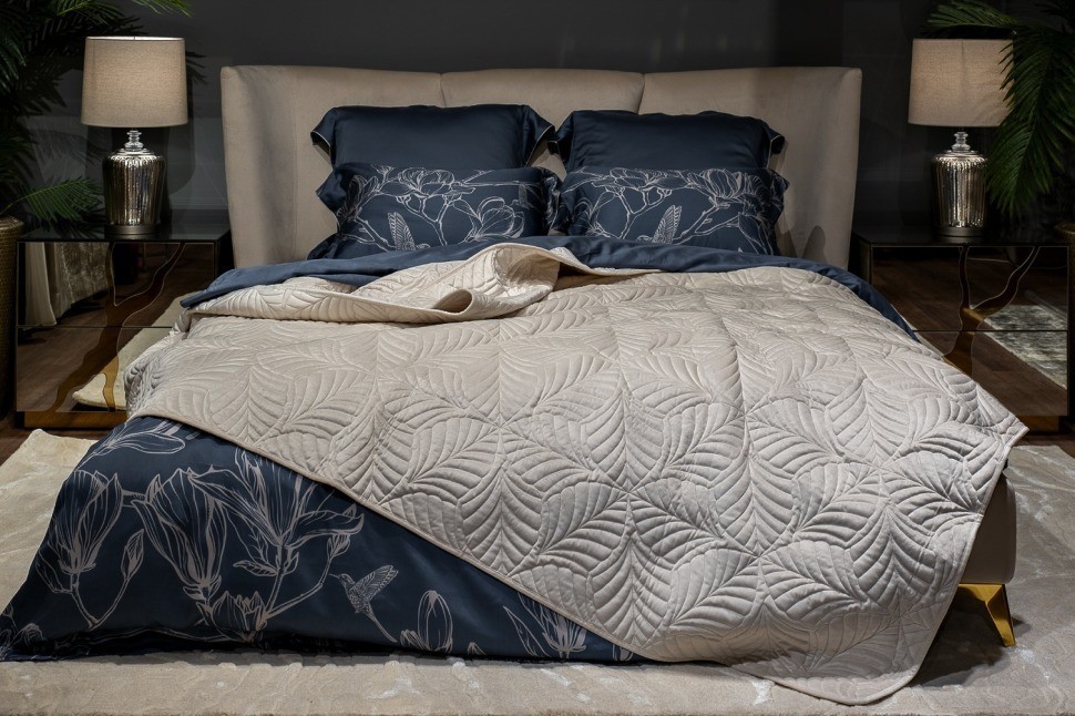 Покрывало Флора кремовое 240*260 (TT-00013972)