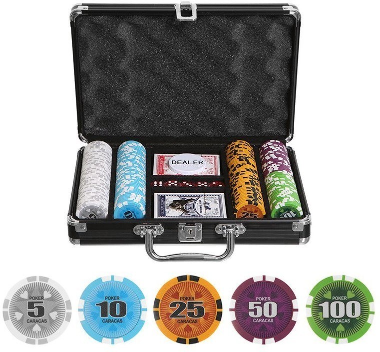 Набор для покера Caracas на 200 фишек (32243)