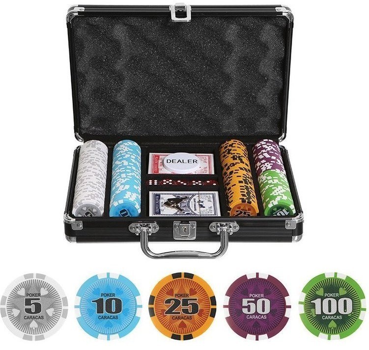 Набор для покера Caracas на 200 фишек (32243)