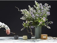 Свеча ароматическая green tea &amp; pear blossom из коллекции edge, серый, 30 ч (75642)