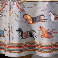 Скатерть круглая  &quot;passage&quot; ,d190см, 100% хлопок,твил c пропиткой, серый Lefard (850-761-25)