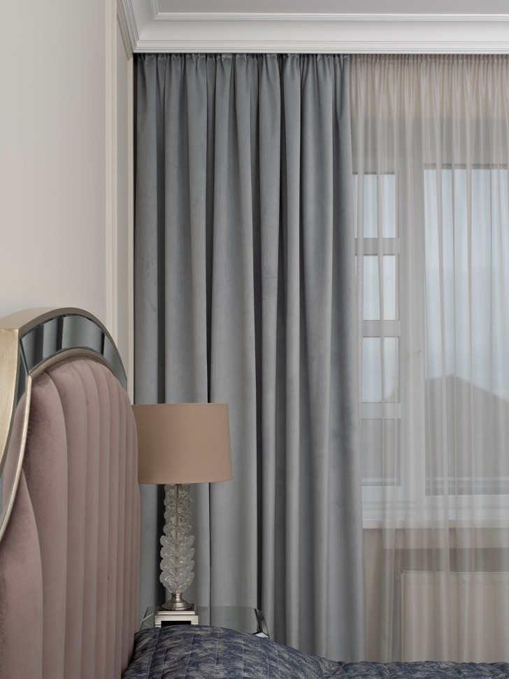 Портьера Silkу 30 голубая димаут 275*260 (TT-00016725)