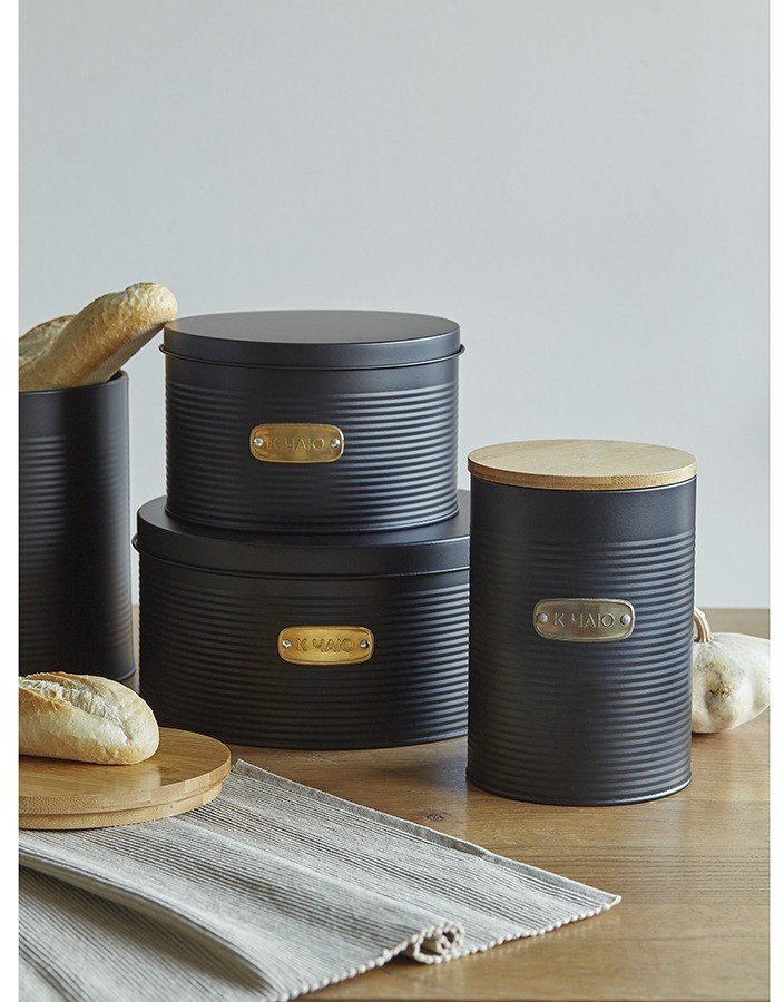 Банка для хранения сладостей irmel, 2,5 л, графит (78392)