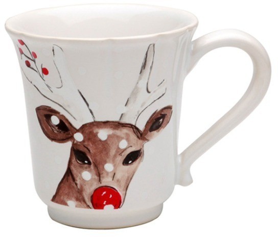 Кружка DF609-WHI(SC131-01216G), керамика, white, CASAFINA BY COSTA NOVA