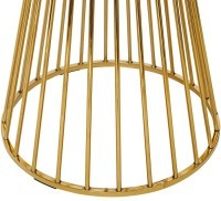 Стол обеденный tyra, D110 см, белый/золотой (75790)