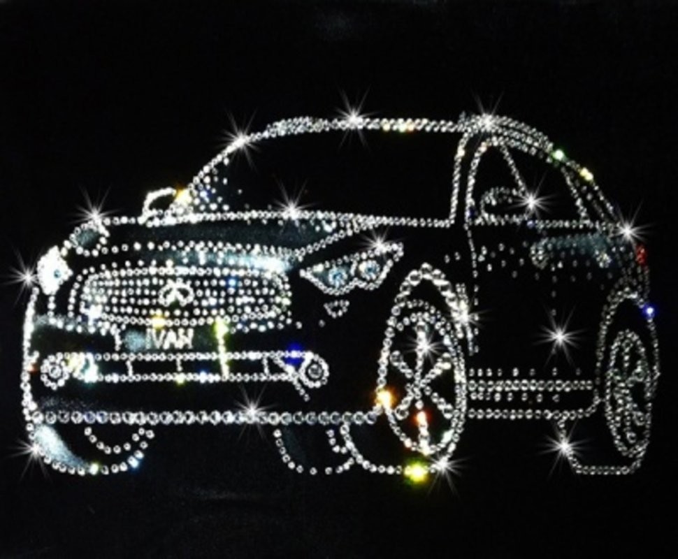 Картина Инфинити с кристаллами Swarovski (1162)