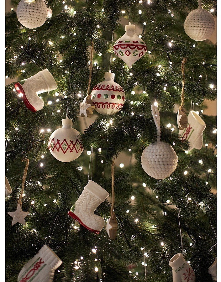 Набор ёлочных украшений fluffy white из коллекции new year essential, 3 шт. (78333)