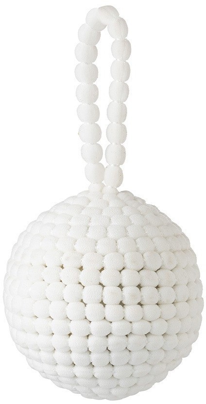 Набор ёлочных украшений fluffy white из коллекции new year essential, 3 шт. (78333)