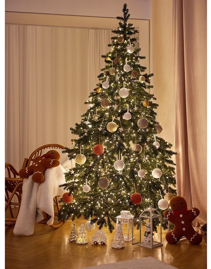 Набор ёлочных украшений fluffy white из коллекции new year essential, 3 шт. (78333)