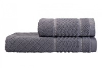 Полотенце Наполи серое 50*90 (TT-00008669)