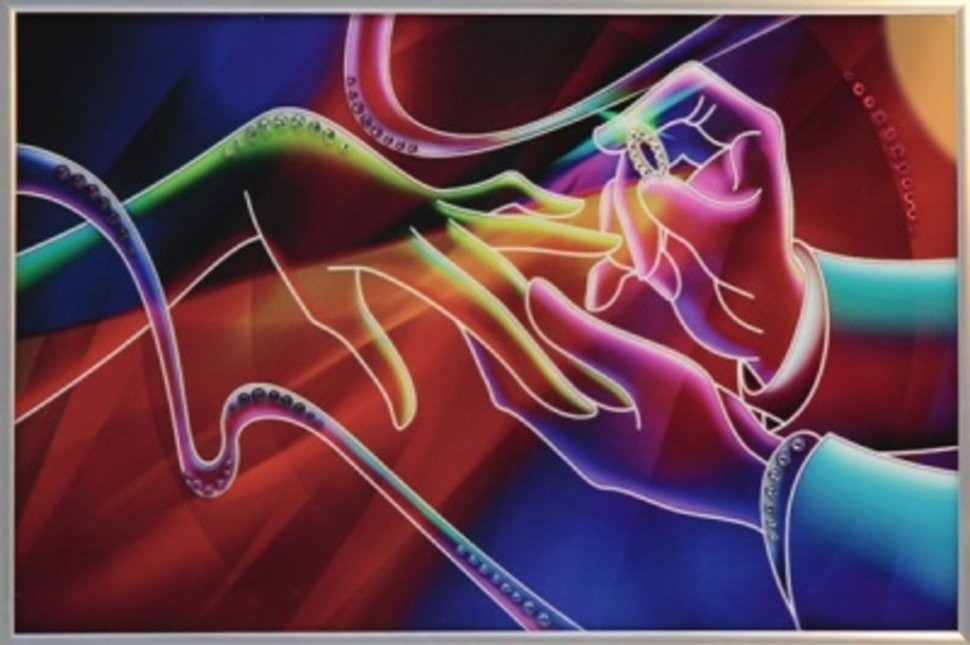 Картина Предложение с кристаллами Swarovski (1434)