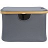 Корзина для белья neat low, 40x33x20 см, серая (77865)