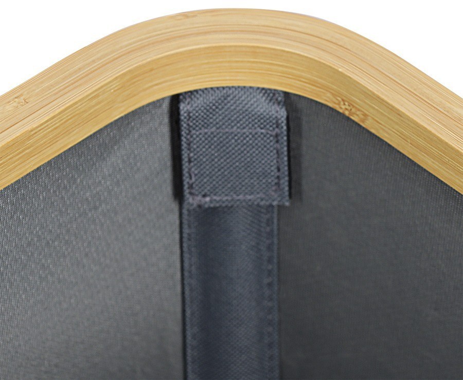 Корзина для белья neat low, 40x33x20 см, серая (77865)