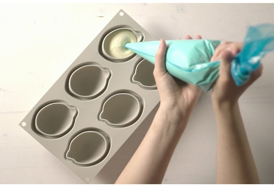 Форма силиконовая для приготовления пирожных delizia al limone, 17х30 см (68903)