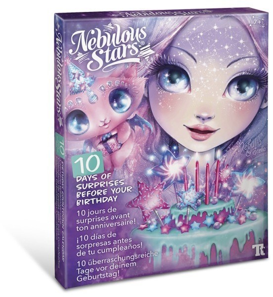 Серия Nebulia: Подарочный набор для девочек ко Дню рождения - обратный календарь (10 подарков) (11131_NSDA)
